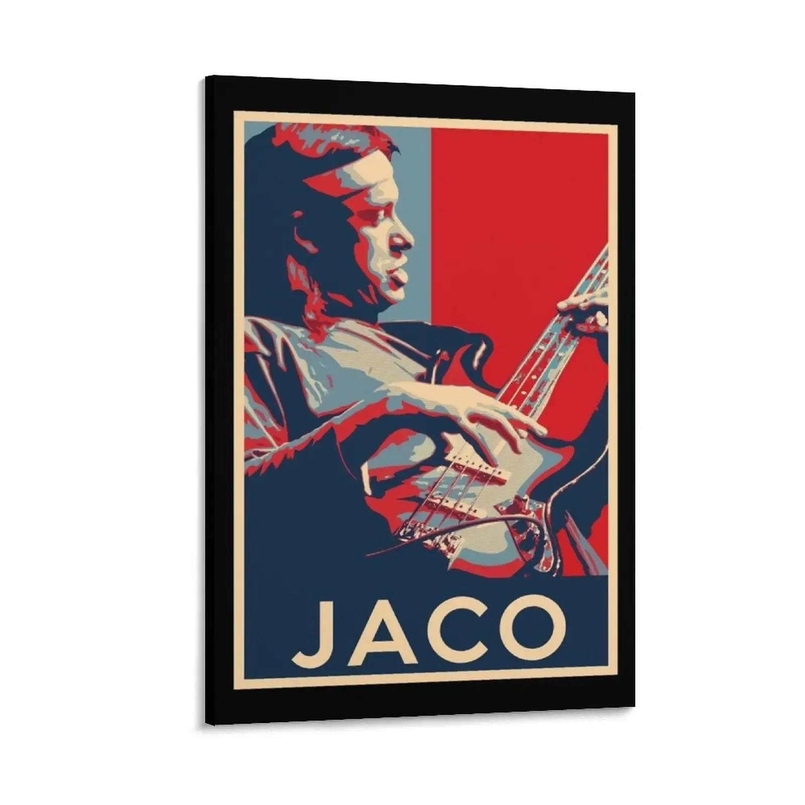 

Jaco Pastorius Hope Poster - Sizes of Jazz Musician History Canvas Painting decor Posters on the wall decorations for the room