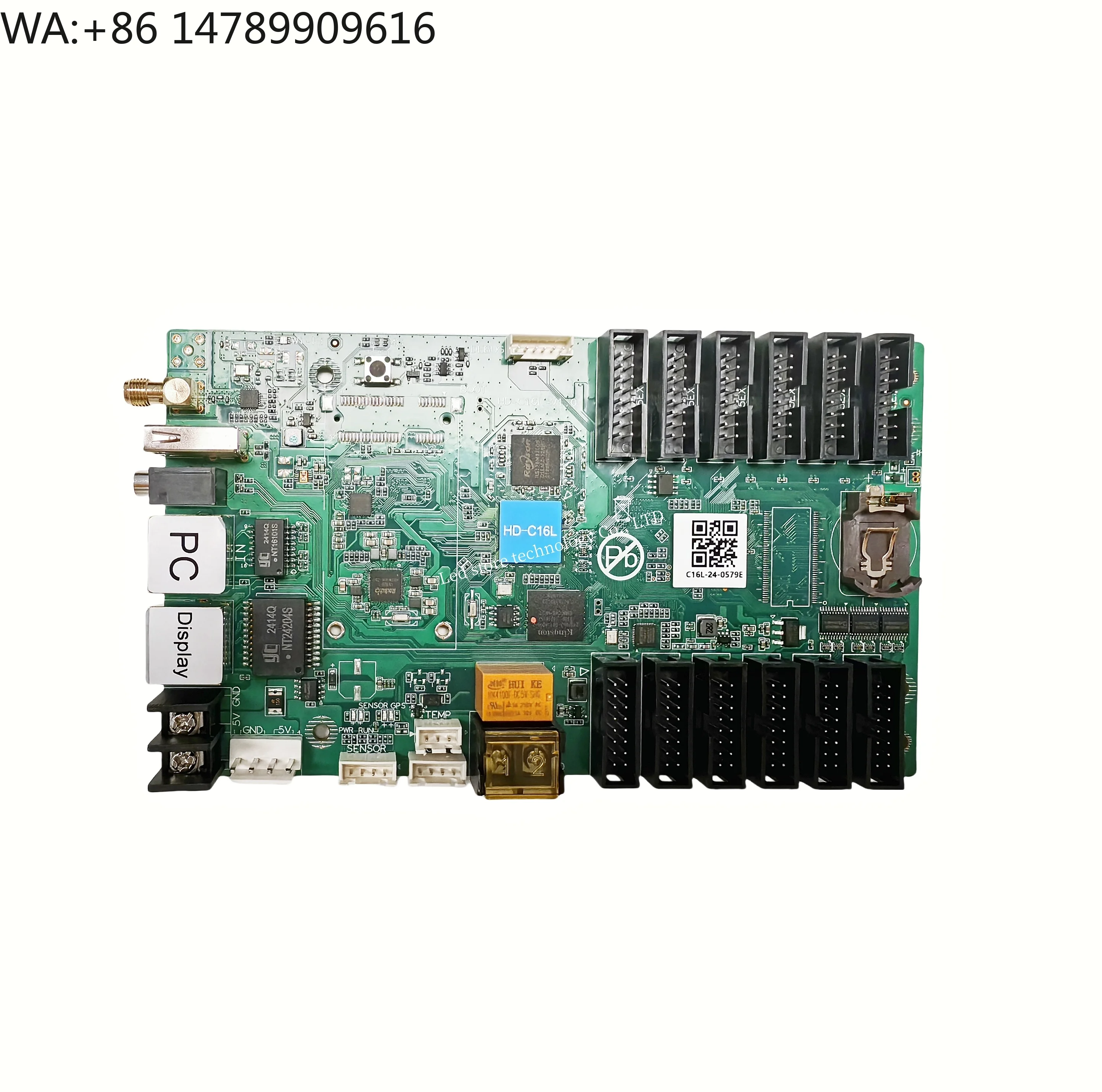 HUIDU HD-C16L Replaces the Original C36C Full Color High Gray LED Display Control Card WIFI+ Network Support Video