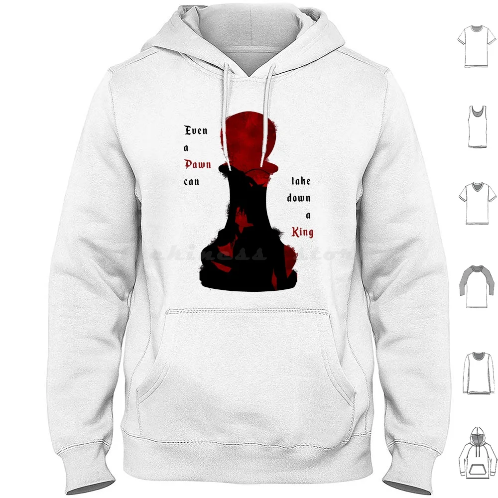 

Highschool Dxd Quote V.2 Hoodie cotton Long Sleeve High School Dxd King Pawn Chess Manga Anime