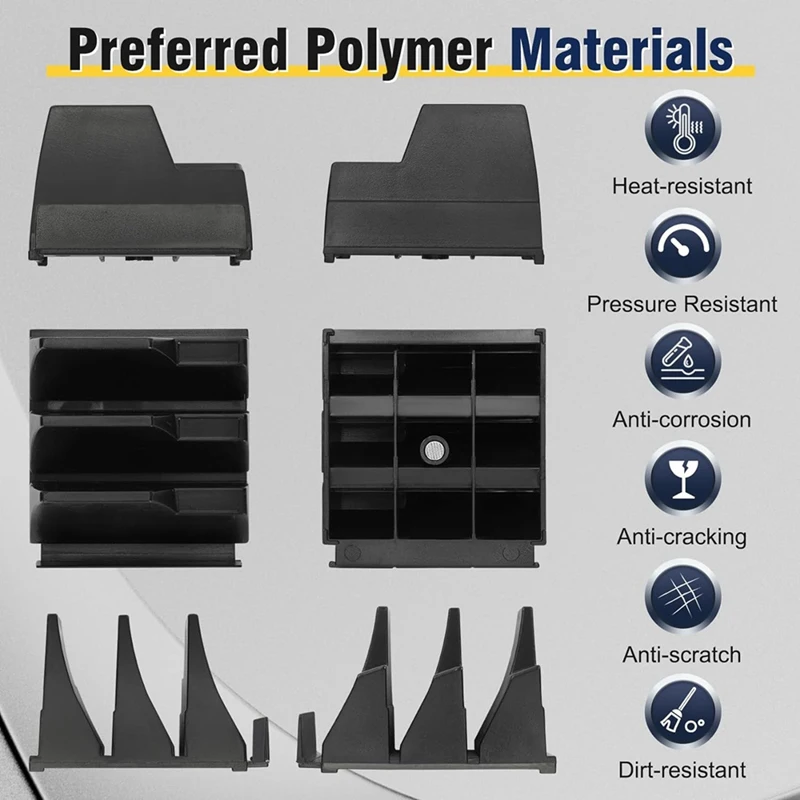 4set di chiavi magnetiche per attrezzi Organizer per chiavi modulari per riporre i cassetti adatto a chiavi di piccole e grandi dimensioni