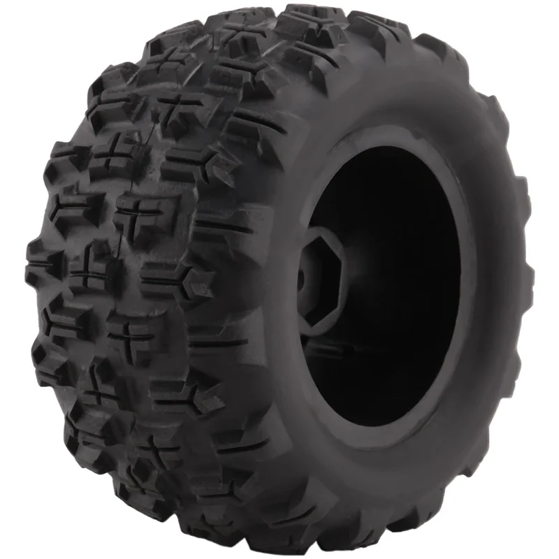 MACH-4Pcs RC Car Tire For MJX Hyper Go 16207 16208 16209 16210 H16 H16H H16E H16P 1/16 RC Car Spare Parts
