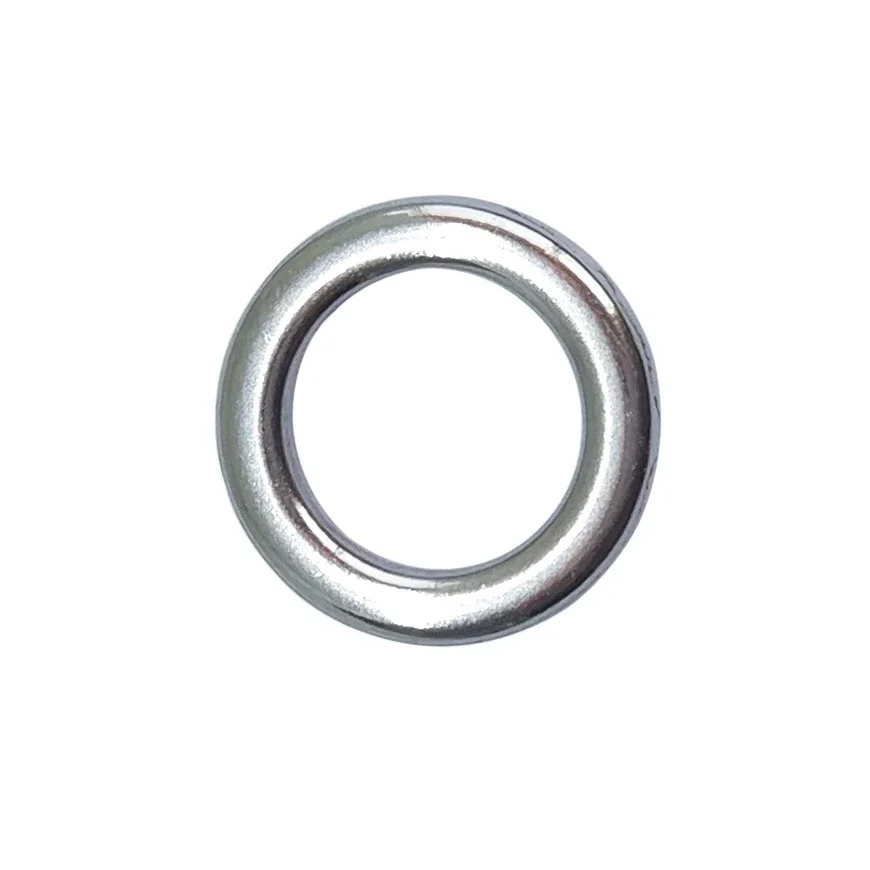 Stainless Steel Solid Rings Forged Unbreakable Rings for Jigging Fishing Assist Hooks Fishing Lures Accessories