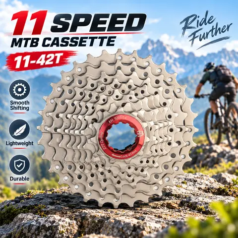 8/9/10/11 Speed Mountain Bike Cassette Ultralight MTB Freewheel for Shimano SRAM XC AM DH BMX Bicycle Drivetrain