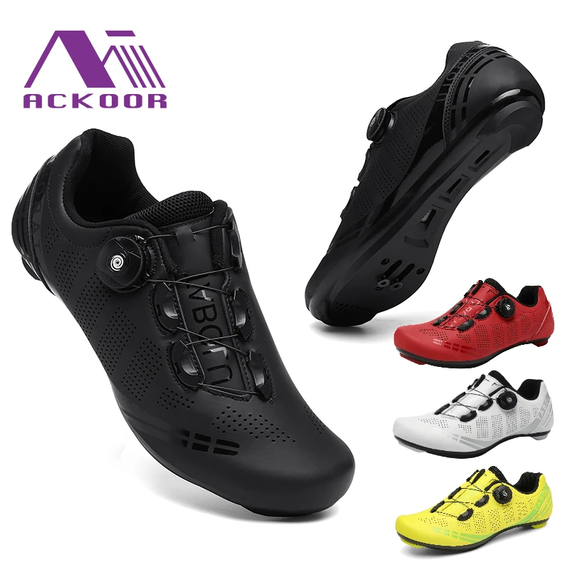 

Cycling Sneaker Mtb Pedal Bicycle Shoes Flat Mountain Cycling Shoes Cleat Shoes Rb Speed Footwear Man Women 2024 New Selflocking