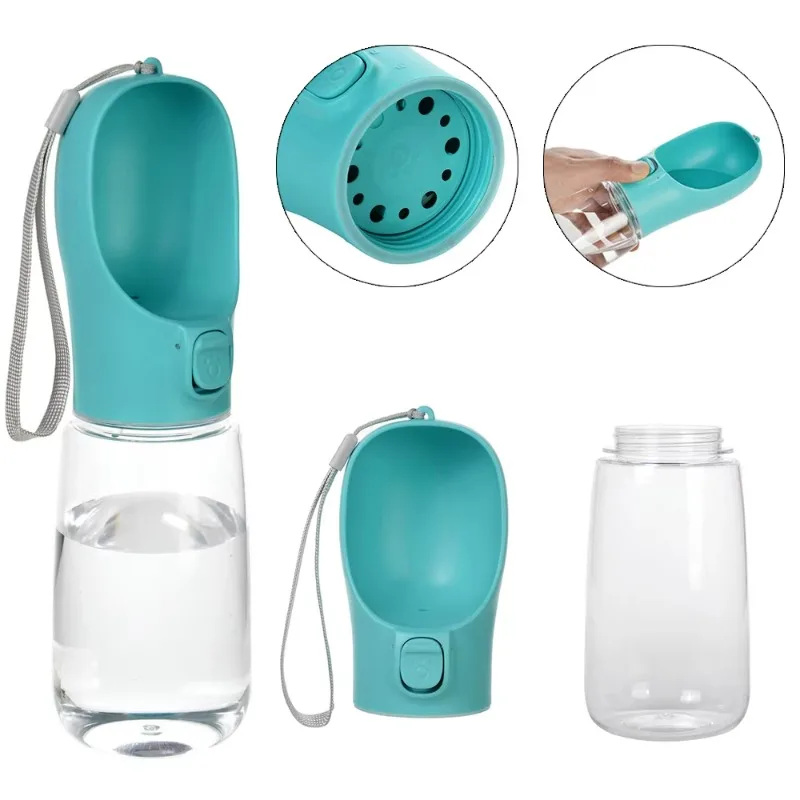 Pet Portable Big Dog Water Bottle for Small Large Dogs Outdoor Hiking Leakproof Puppy Drinking Bowls Golden Retriever Supplies - view 5
