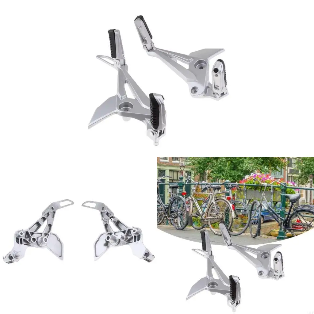 

2Pcs Aluminum Alloy Foot Boards Motorcycle Rearset Foot Pegs Enduring