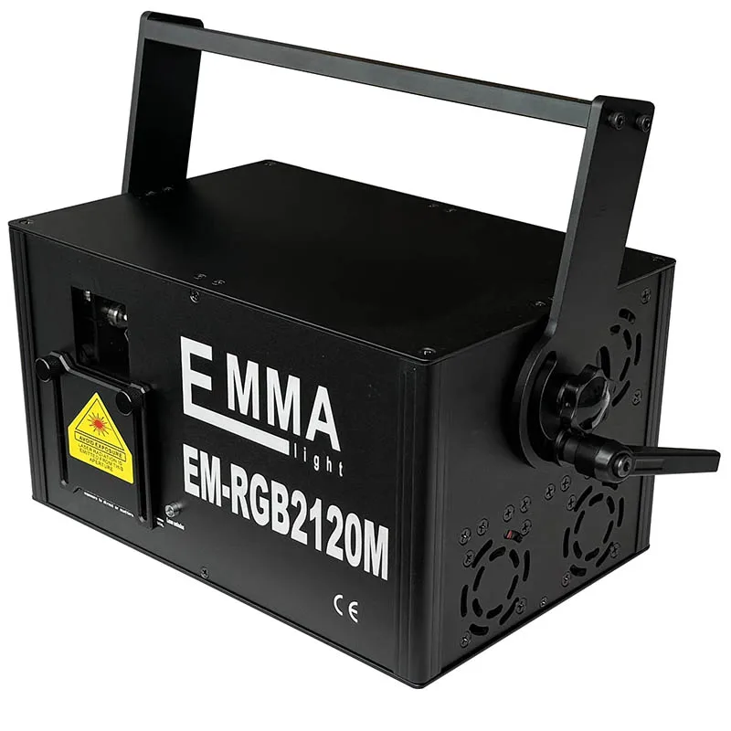 Luz láser RGB de 10W, escáner 3D de escenario, efectos láser ILDA, DMX512, proyector de haz láser para DJ, discoteca, fiesta