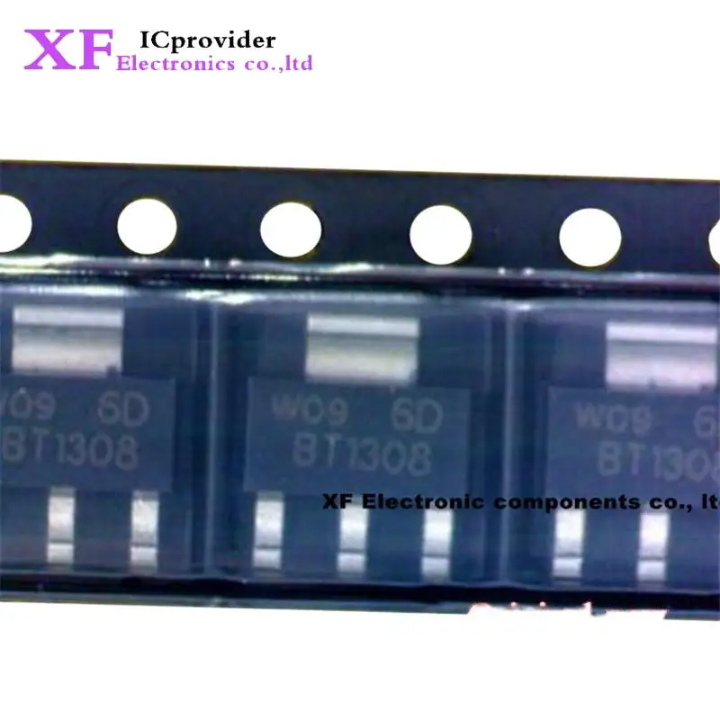 50pcs/lot BT1308W-600D BT1308W-600D,115 BT1308W  TRIAC SENS GATE 600V 0.8A SC73   Best quality