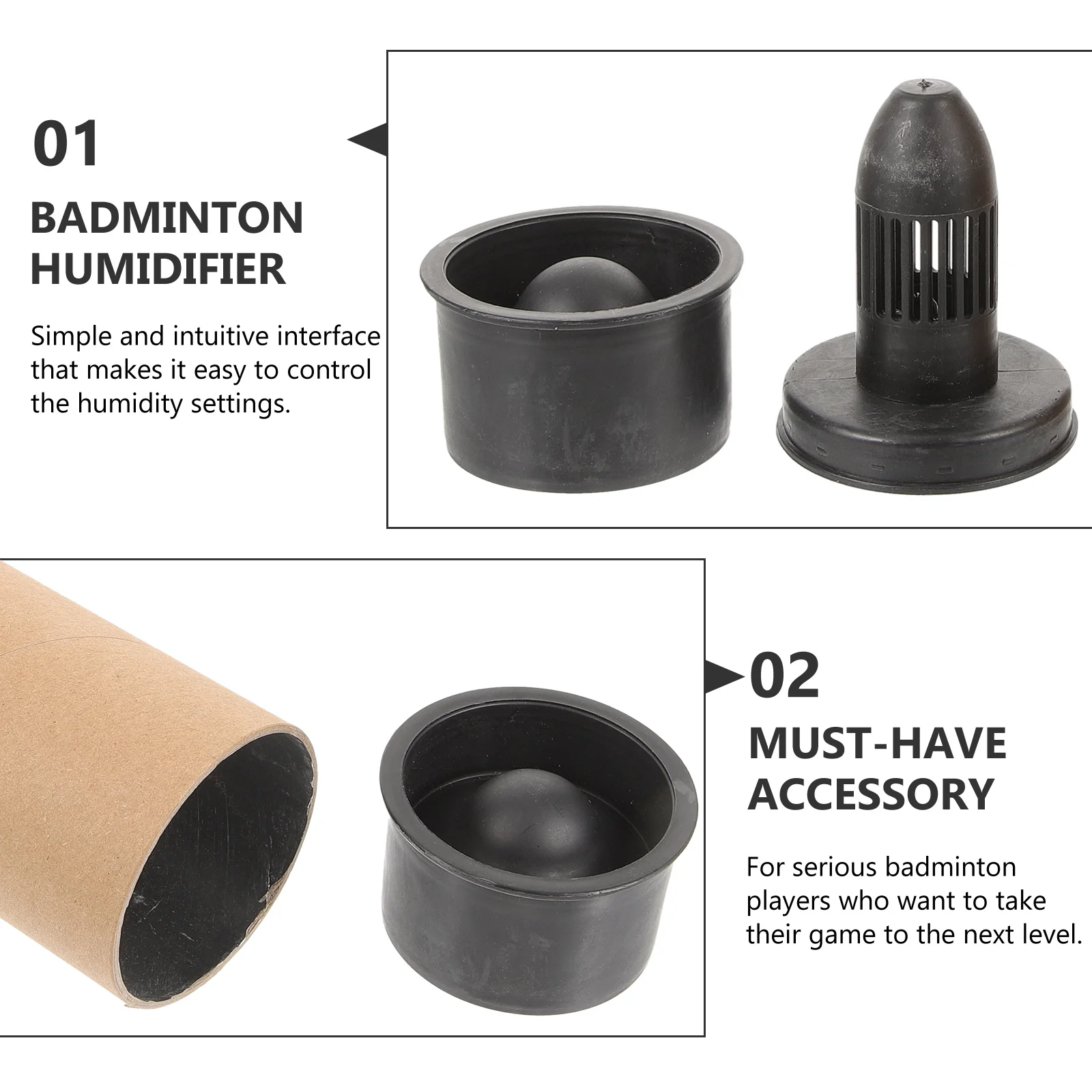 

Портативный увлажнитель, инструменты для увлажнения воланов, аксессуары для бадминтона, ПВХ