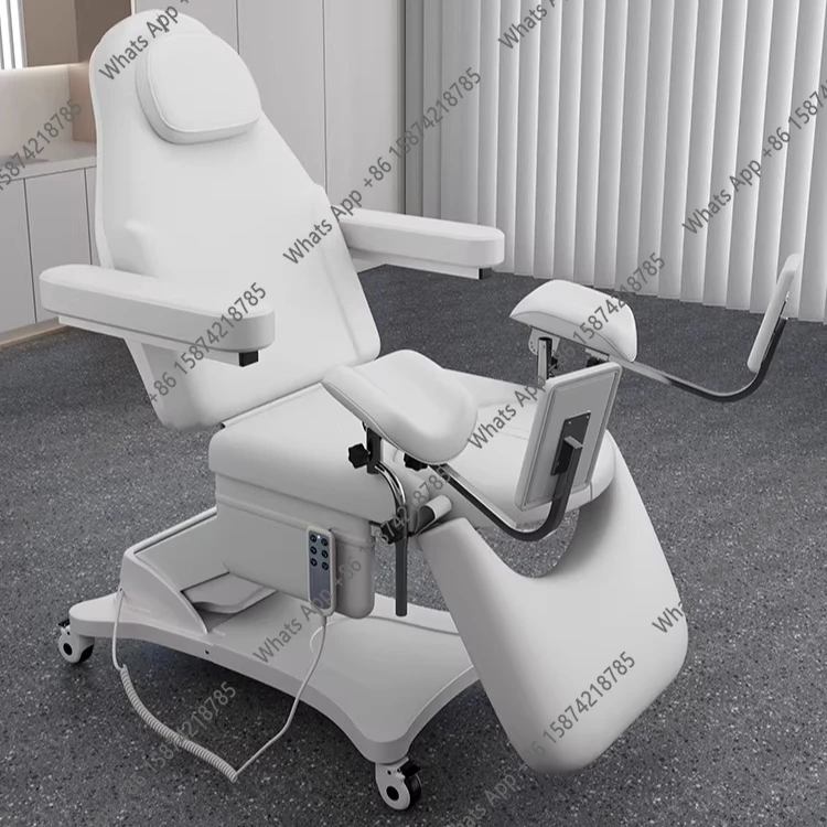 Electric gynecological bed multi-functional physiotherapy  movable beauty bed inspection medical bed
