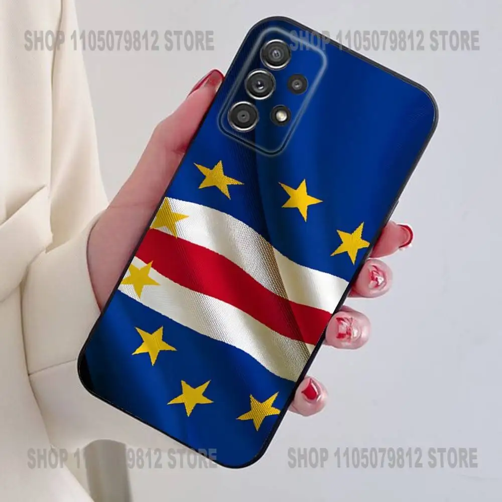 حافظة هاتف كيب فيردي لهاتف سامسونج S24,21,22,23,30,Ultra,20,Plus,Note,10,9,حافظة سيليكون ناعمة سوداء #2