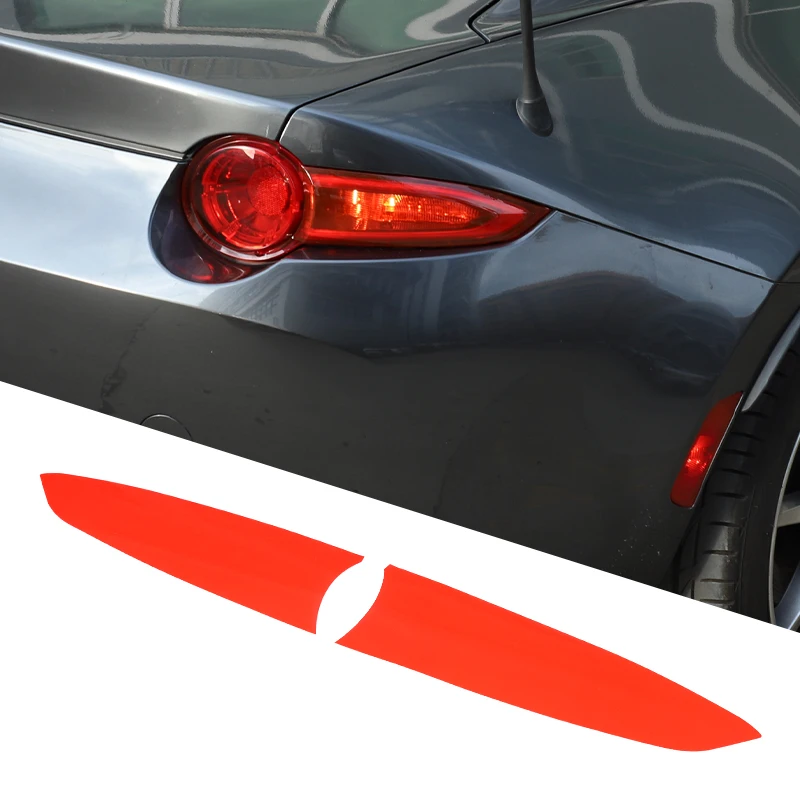 Red Taillight Tint Film TPU Rear Lamp Trim Sticker Car Tail Lamp Tinting Film Car Accessories For Mazda MX-5 Miata ND 2016-2026
