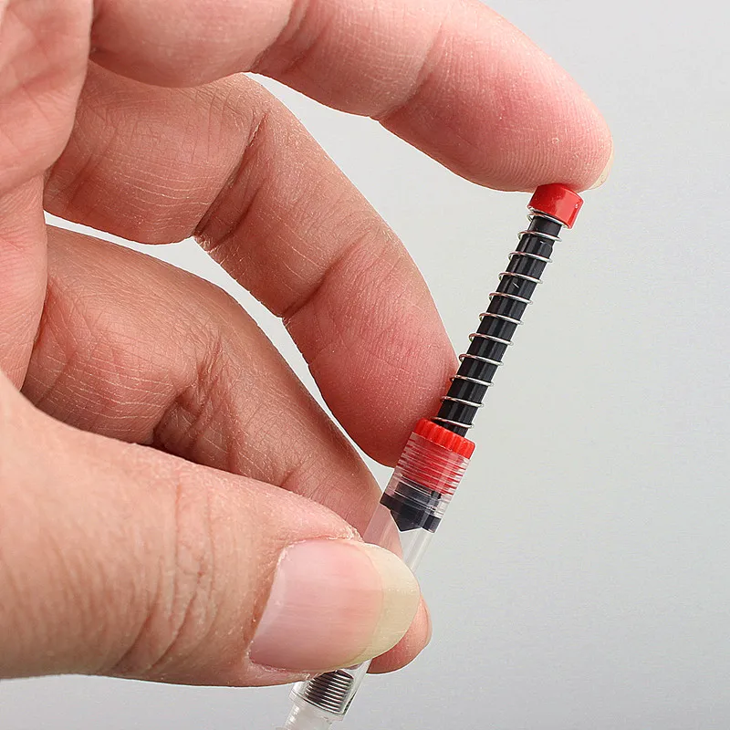 9Pcs Fountain Pen Spring Filler Ink Auxiliary Absorber Ink Syringe Tool Ink Feeder Auxiliary Ink Absorber Refill Ink Tool