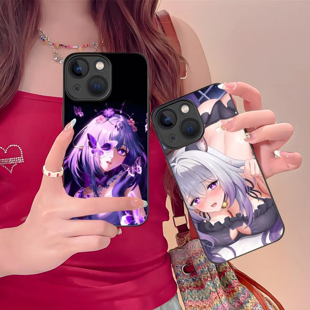 

Чехол для телефона Honkai Star Rail Castorice для iPhone 16, 15, 14, 13, 12, 11 X XR XS 8 7 Pro Max Plus Mini Цветной силиконовый защитный чехол