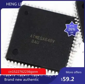 

5 разъемов/лот ATMEGA649V-8AU ATMEGA649V ATMEGA649 TQFP64