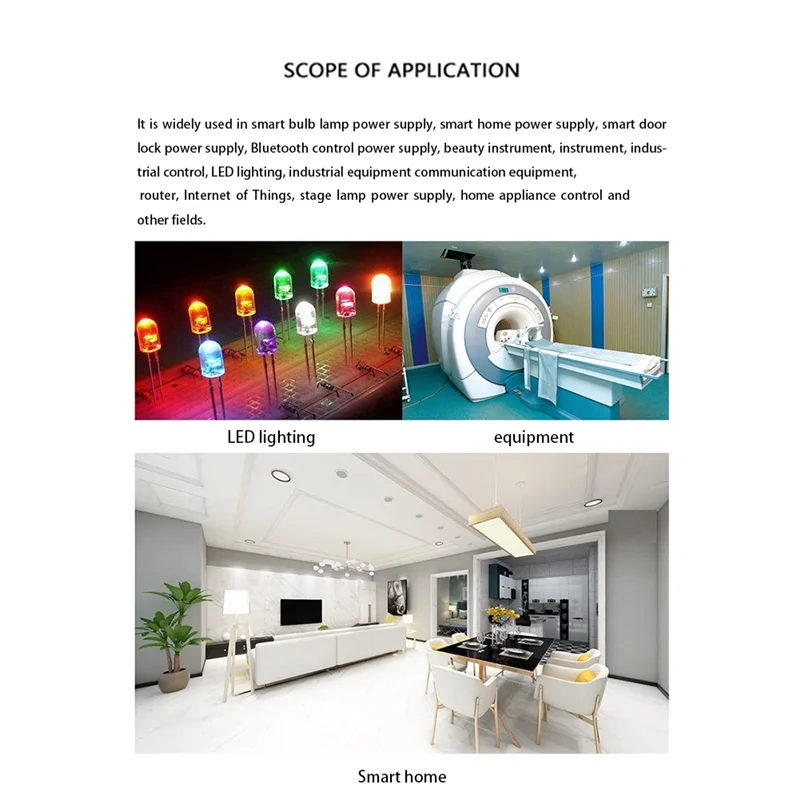 A01E-100W 24V 4A High-Power Switching Power Supply Board AC85-265V Universal 50HZ/60HZ AC-DC Power Supply Module