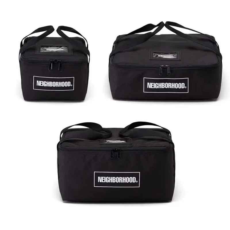 NEIGHBanktop-Sac repas noir étanche, salle de bain, OD, NBHD, ECASE, camping extérieur, vaisselle, rangement portable, 3