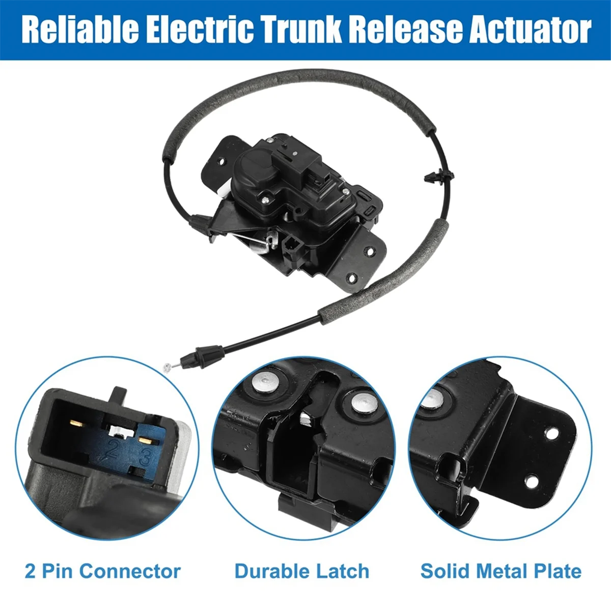 

Tailgate Lock Block Trunk Latch Actuator Assembly 4589176AC 4589176AB