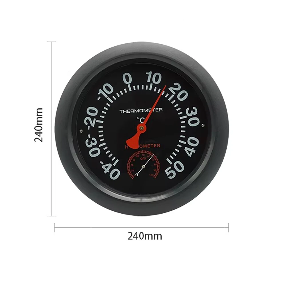 Wall-Mounted Thermometer Hygrometer TH-2 High Accuracy Analog Room Temperature Humidity Gauge for Home Use