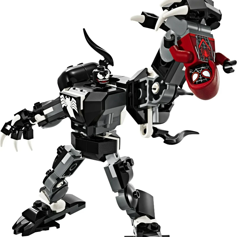 MINISO MARVEL Rocket&Baby Compatible 76282 Venom Miles Morales Thor Asgard Fit 76276 Building Block Brick Fit 76207 Toy Kid Gift