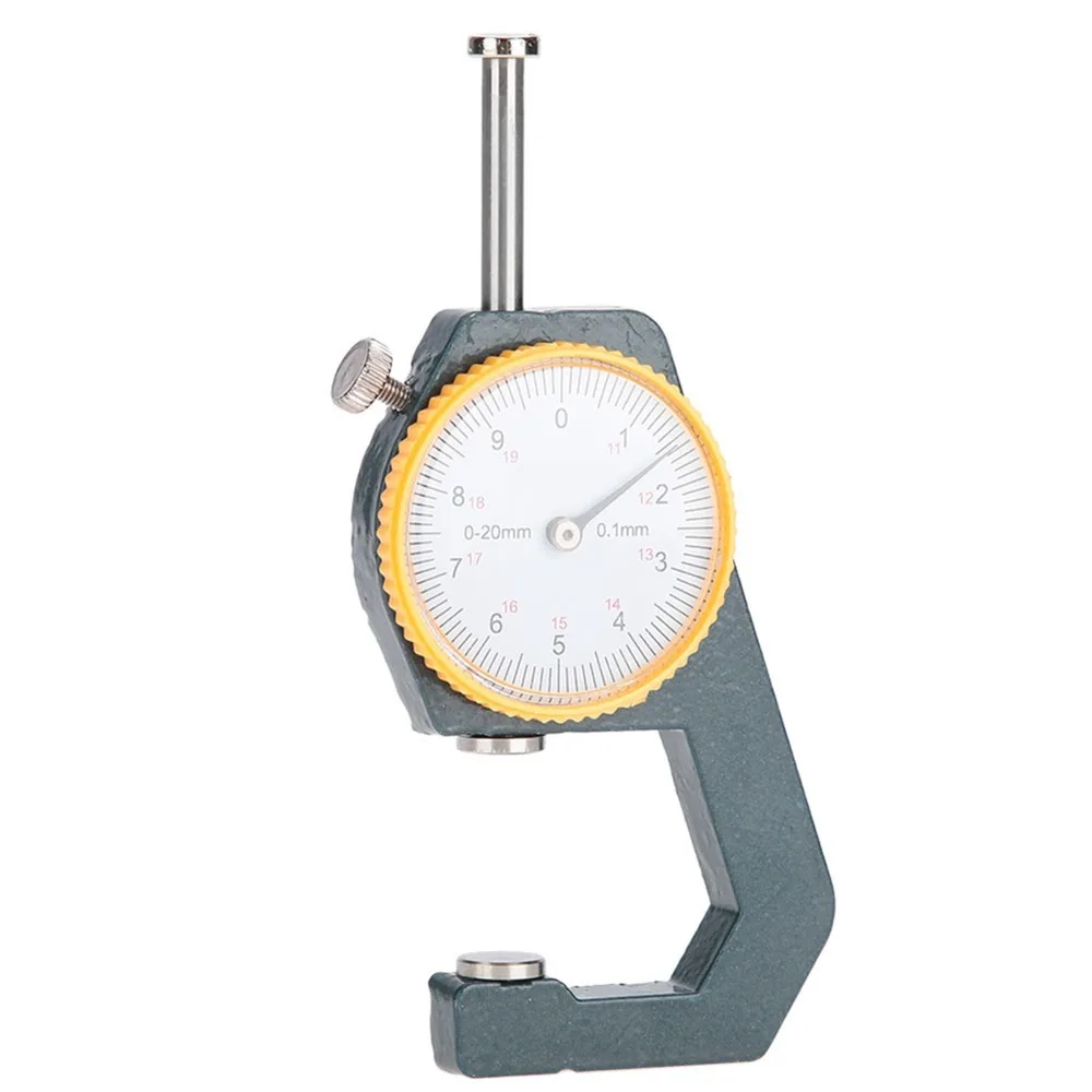 Professional 0-20mm Range Pearl Thickness Gauge Flat Head Pointer Bead Diameter Gauge Measuring Gauge Pearl Measuring