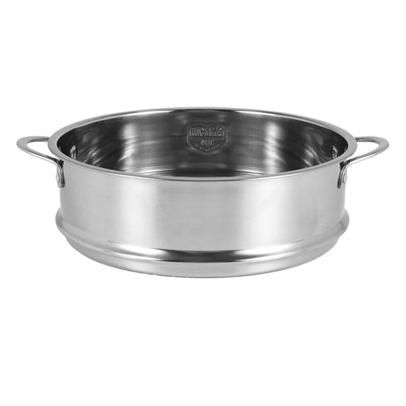 20cm Thickening Food Steam Rack Stainless Steel Steamer with Double Ear for Soup Pot Milk Pot Kitchen Tools