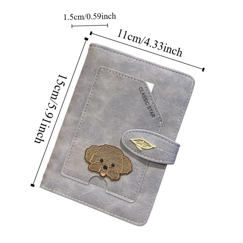 الكرتون الحيوانات حامل جواز سفر لطيف بولي Leather الجلود RFID غطاء جواز سفر خفيفة الوزن مقاوم للماء معرف بطاقات البنك مجلد امرأة