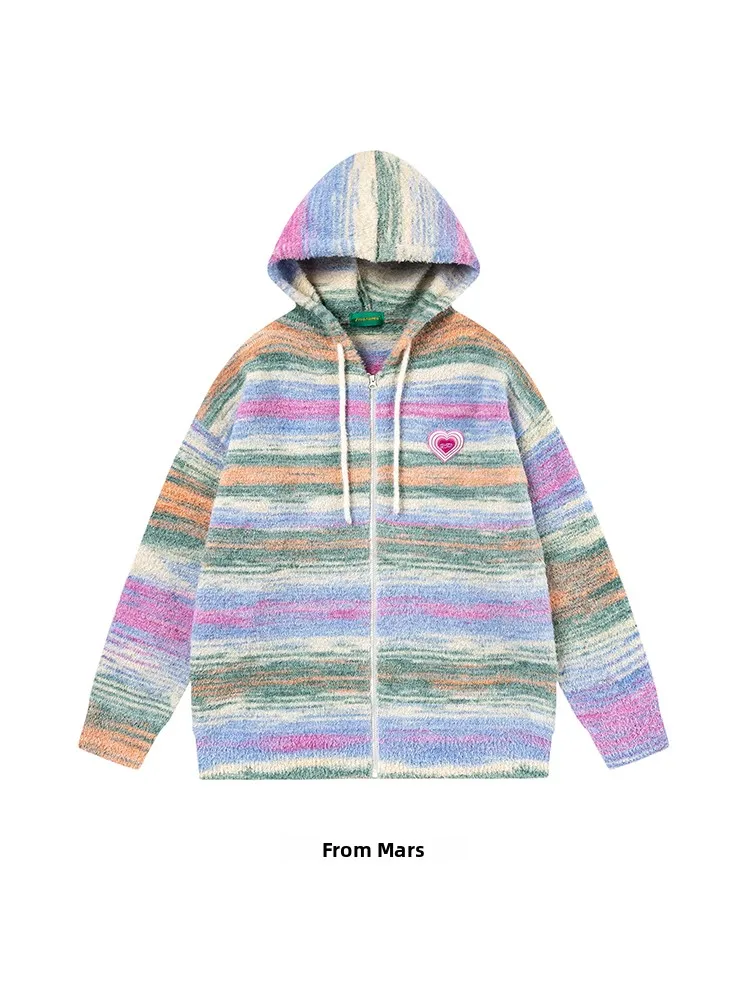 

Худи-свитшот Heareat Signal в корейском стиле, унисекс, свободного кроя, с цветными блоками, для мужчин и женщин