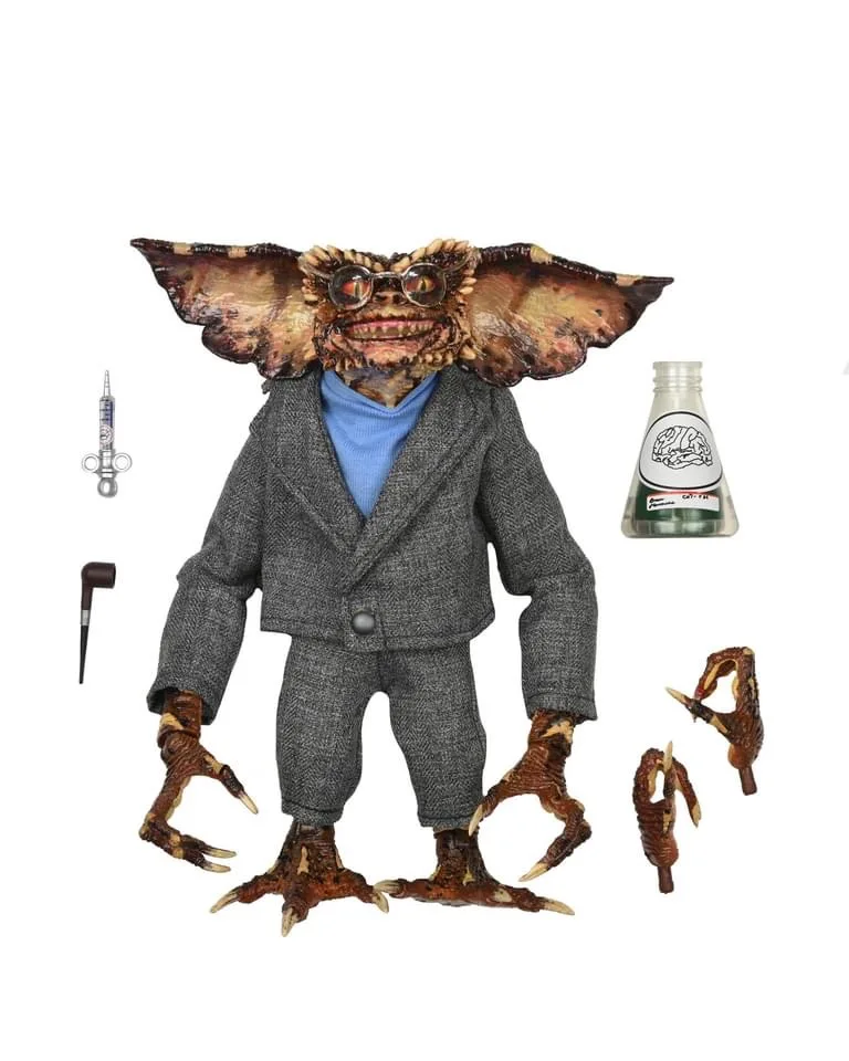 In Stock Neca 30712 Gremlins The New Batch Ultimate Brain Anime Action Figure Collection Model Kid Toy Christmas Birthday Gift