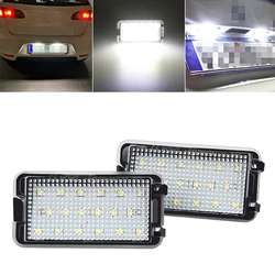 For Altea Arosa Ibiza Cordoba License Plate Lights 12V 6000K White LED Number License Plate Lamp Waterproof LED light For Car