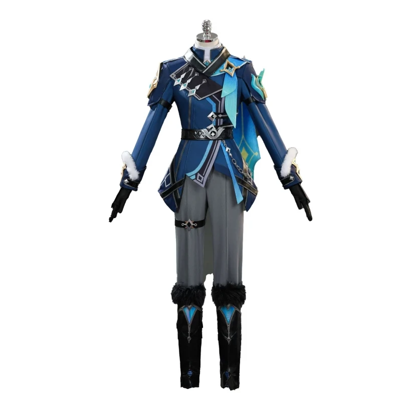 Aether Cosplay Costume Game Genshin Impact Anime Men Cool Uniform Halloween Comic-con Party Suit Role Play Clothing Pre-sale
