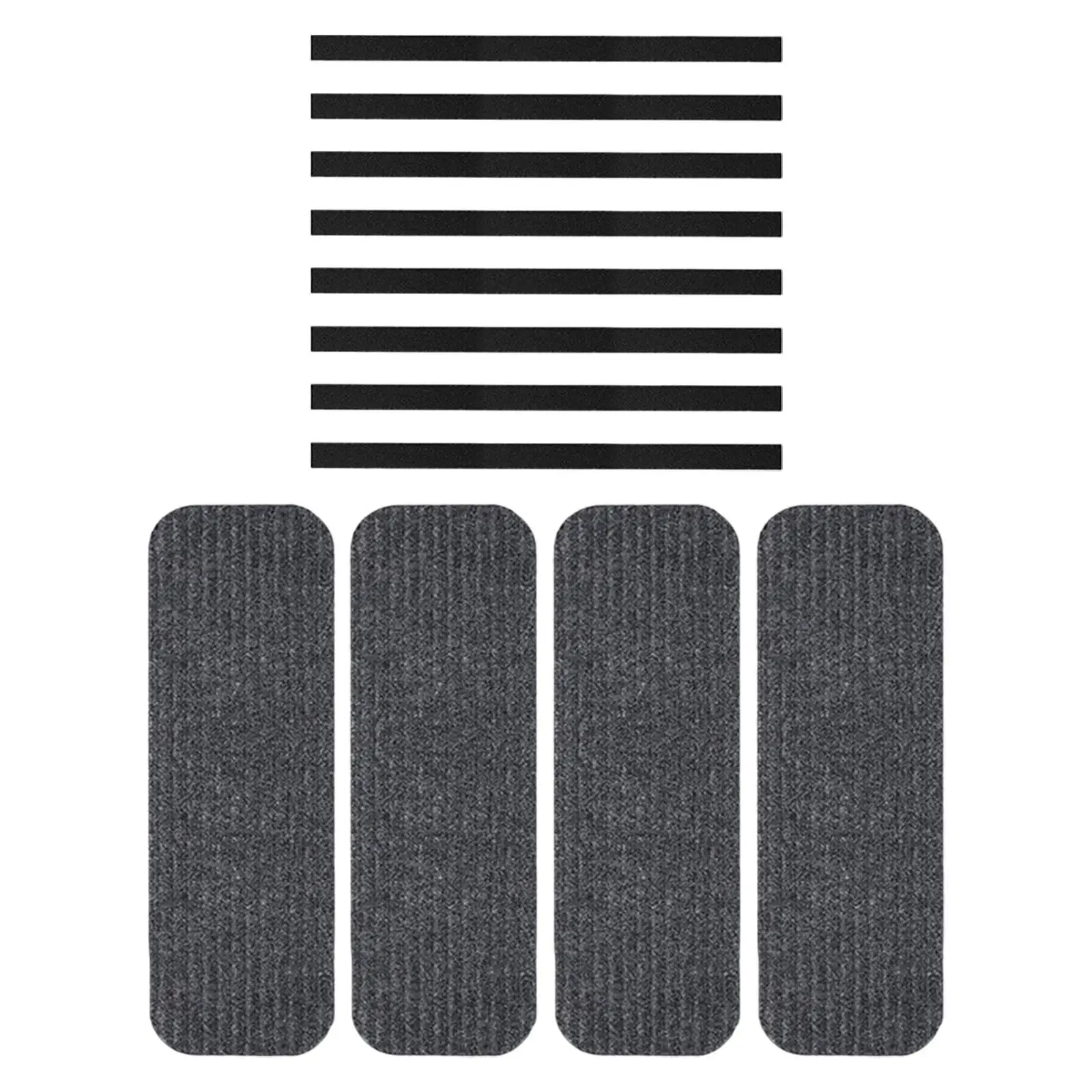 

4Pcs RV Step Covers Trailer Stairs Carpet Easy Install Camper Step Covers RV Step Rugs for RV Stairs Travel Trailer Caravans