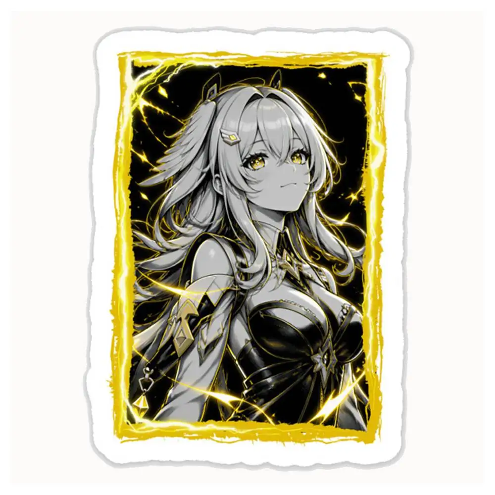 Linnea Genshin Impact Waterproof Stickers For Decorating Car Windows Motorcycles And Computers.
