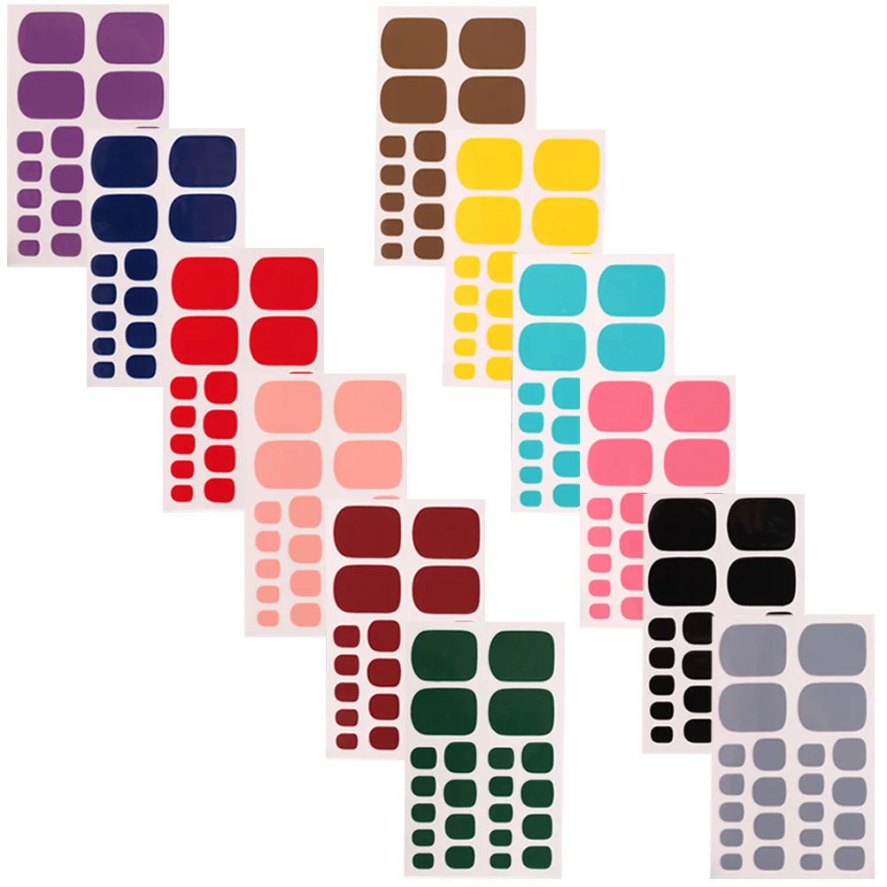 

12pcs Nail Art Stickers Exquisite Diy Manicure Decor For Women Girls Durable Self-Adhesive Nail Manicure Diy Accessory Decals