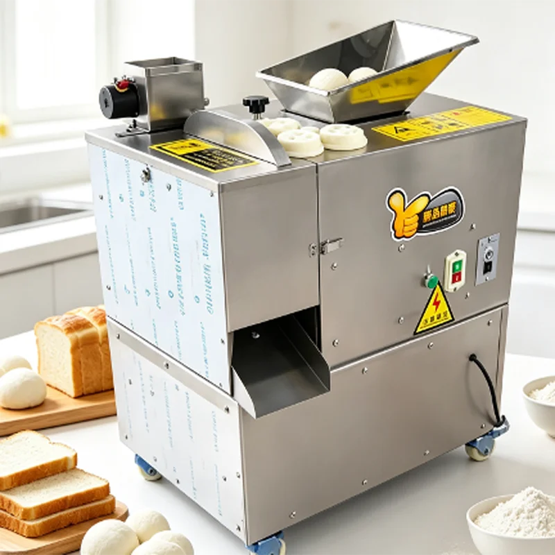 Stainless Steel Dough Divider Rounder Pizza Bread Cutter Ball Mashed Potato/Cassava Flour/Rice Ball Dividing Machine