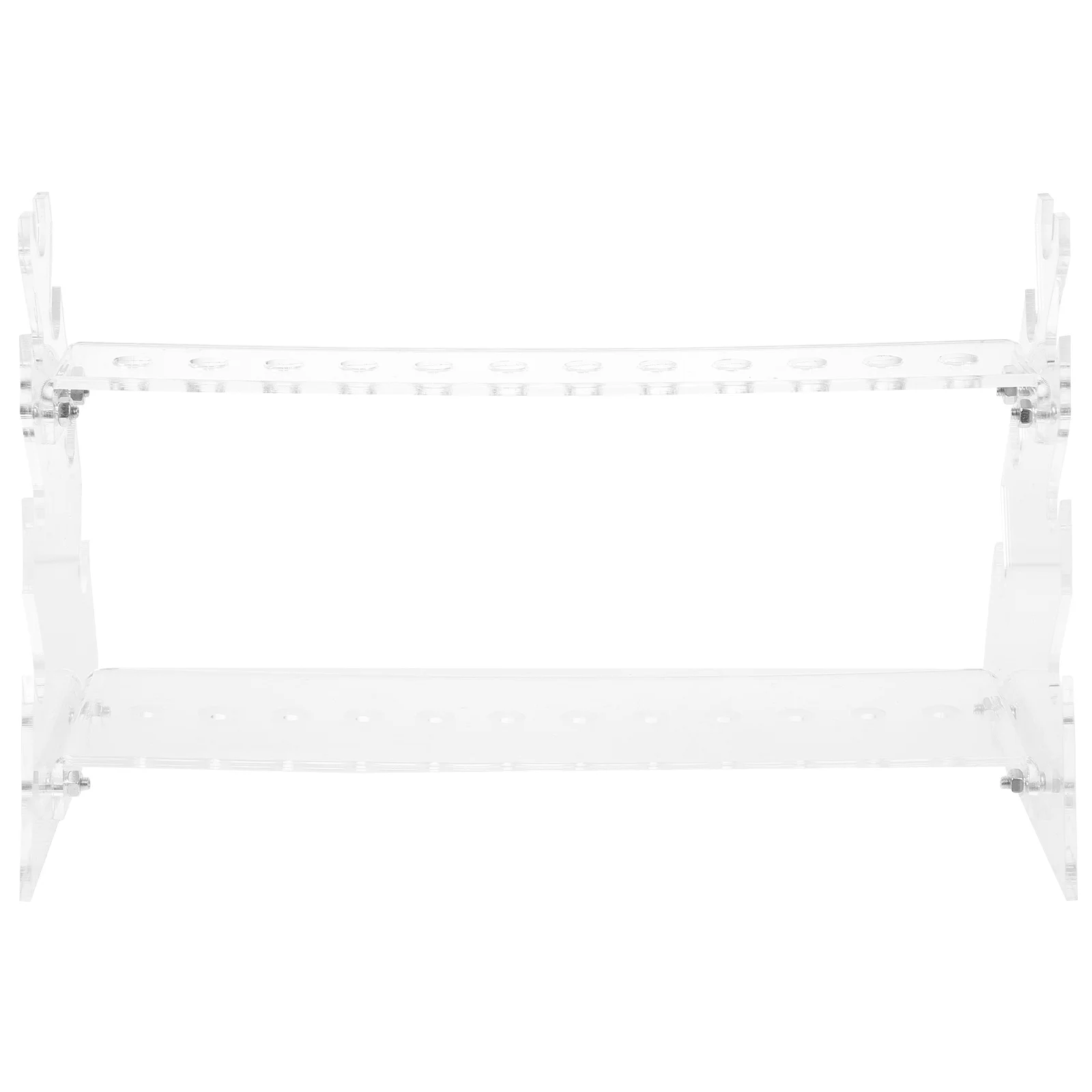 

Thin Test Tube Holder Rack Tubes Stand Display Storage Organizer for Laboratory