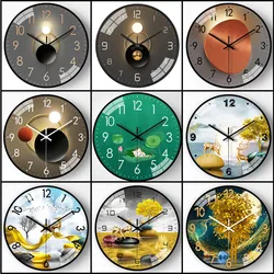 2023 new wall clock 8 inches modern fashion personality art mute living room wall clock luxury wall clock