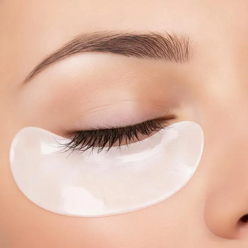 Eyelash Extension Lint Free Gel Pads 50 Pairs Comfortable Under Eye Patches for Lash Grafting Salon Home DIY Use