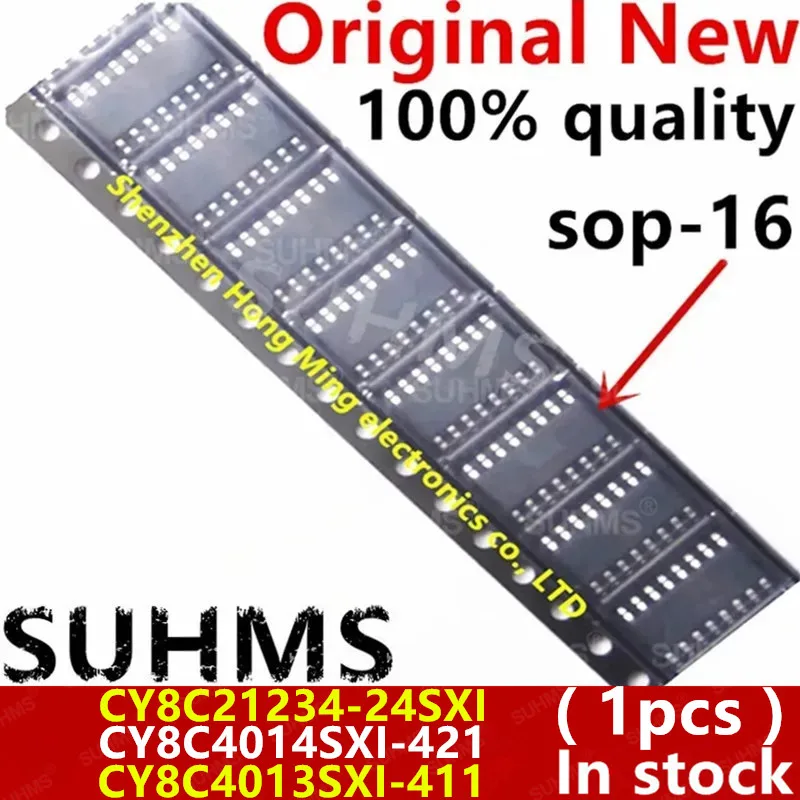 (1piece)100% New CY8C21234-24SXI CY8C4014SXI-421 CY8C4013SXI-411 CY8C21234-24SX1 sop-16