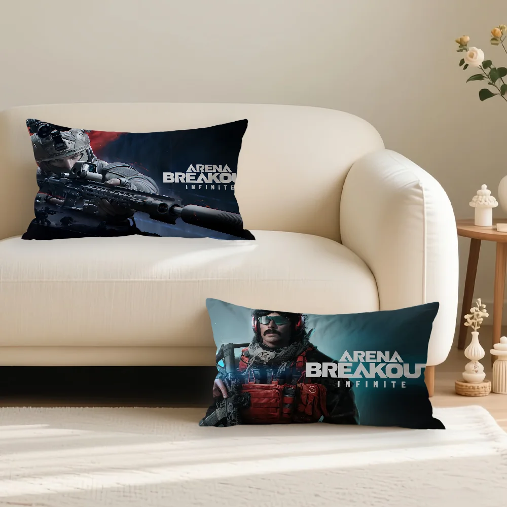 غطاء وسادة لا نهائي من Game Arena Breakout مناسب لجميع المواسم غطاء وسادة منزلي مناسب لأريكة غرفة المعيشة وغرفة النوم