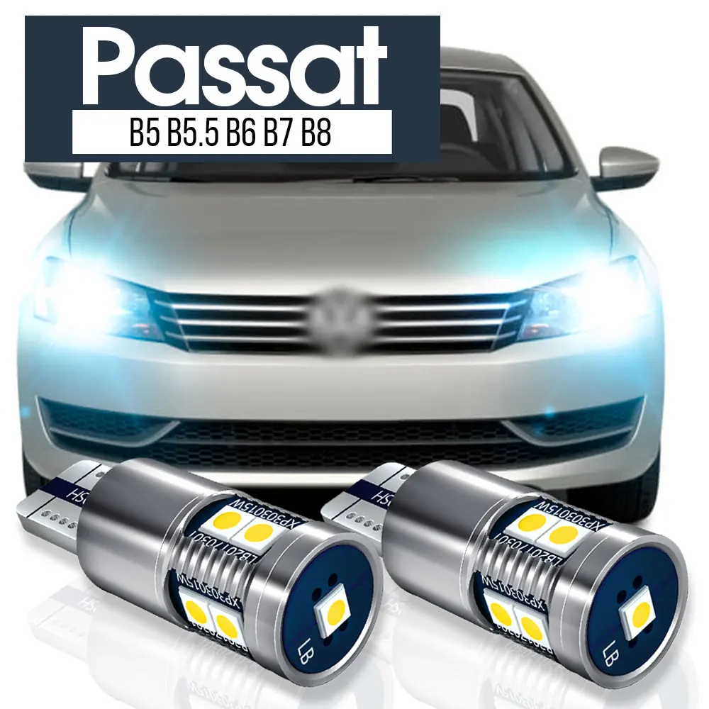 

2x LED Parking Light Clearance Lamp Accessories Canbus For VW Passat B5 B5.5 B6 B7 B8 CC 1996-2020 2008 2009 2010 2011 2012 2013