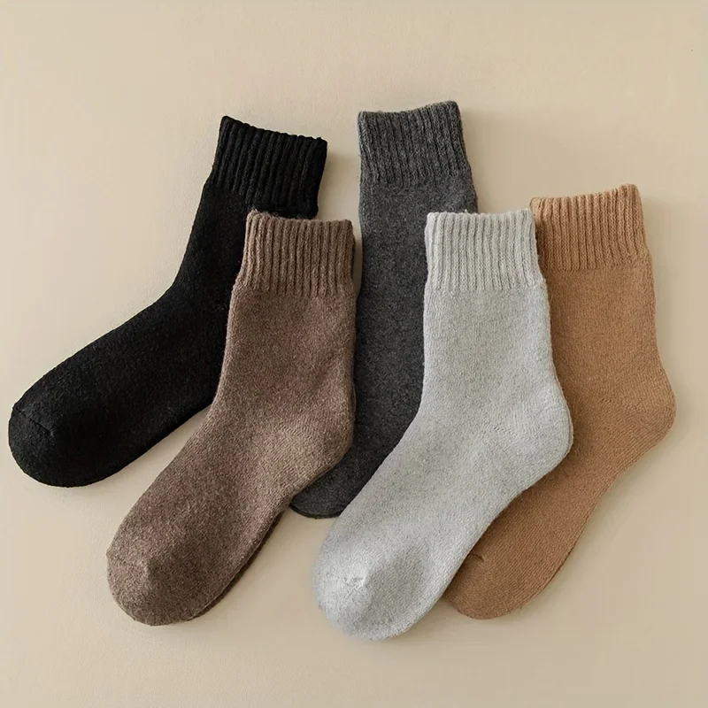 8/4/1 pares de meias masculinas grossas e quentes para uso no inverno, meias femininas e meias de chão de toalha adequadas para atividades ao ar livre