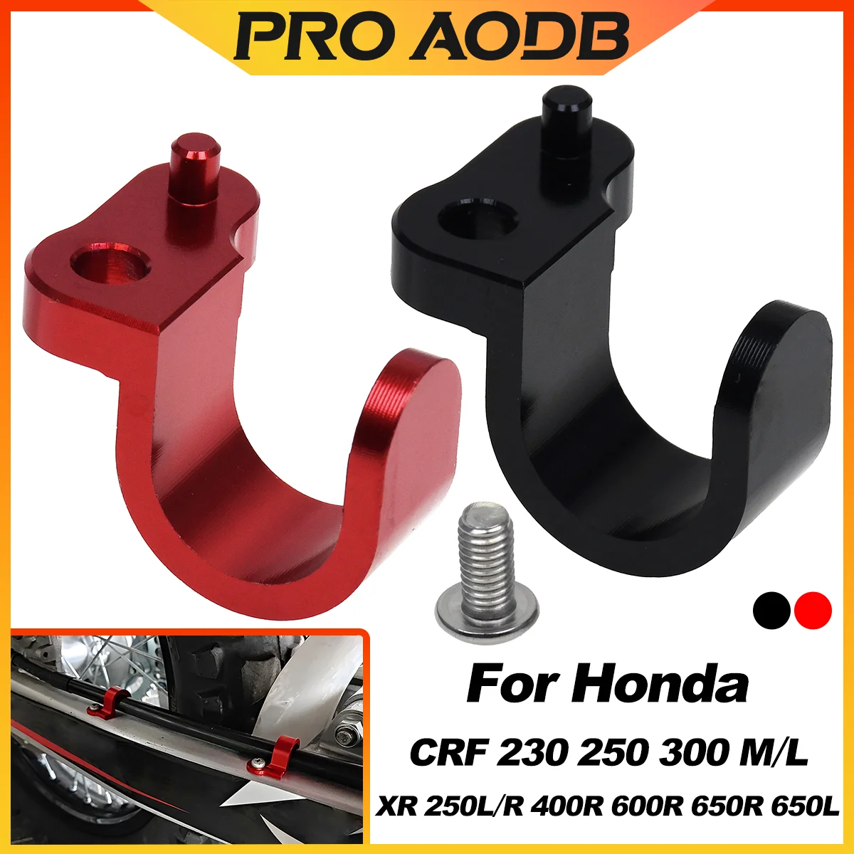 Für Honda CRF230M 230L 250L CRF300L XR250L 250R 400R 600R 650R XR650L Motocross Spann Linie Motorrad Brems Schlauch Klemme Halter