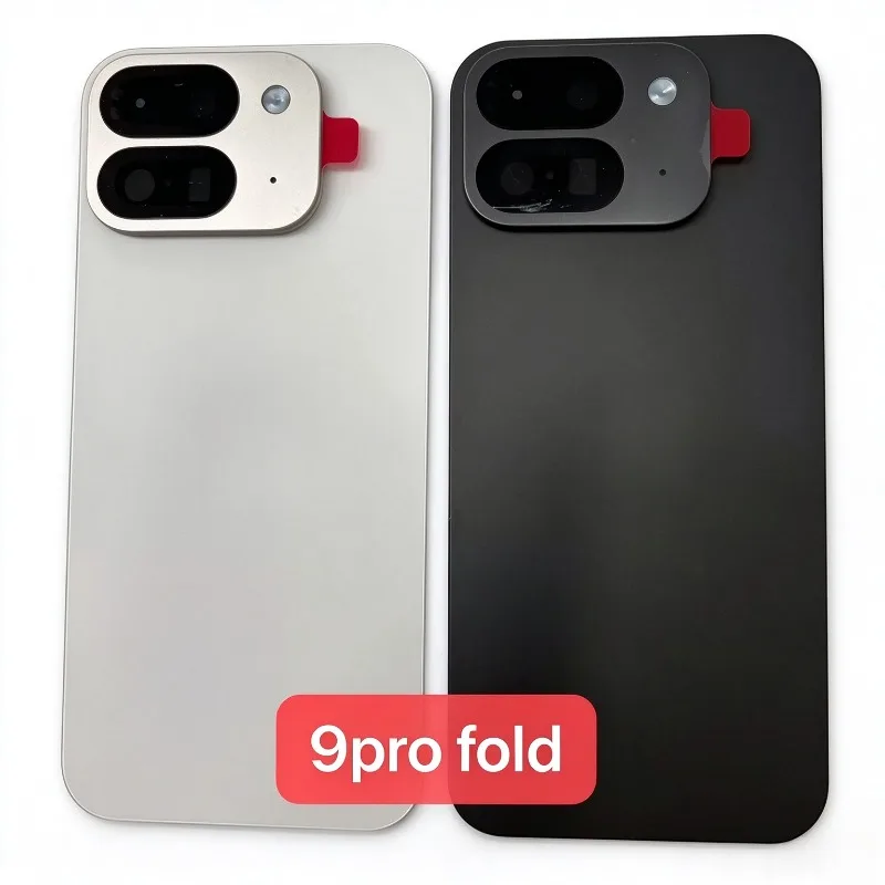 A+ Phone Lid Back Battery Cover Housing For Google Pixel 9 Pro Fold Rear Case + Camera Frame Glass Lens