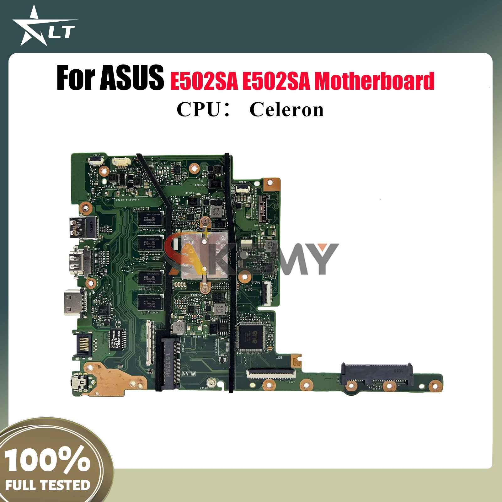 

E502SA Материнская плата для ноутбука ASUS EeeBook E502S E502SA Материнская плата для ноутбука с процессором Celeron 100% тестирование ОК быстрая доставка stk
