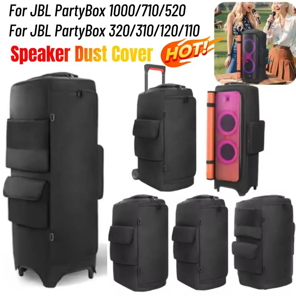 Portable Speaker Dust Cover For JBL PartyBox 1000/710/520/320/310/120/110 Waterproof Speaker Case Travel Protective Storage Bag view 2