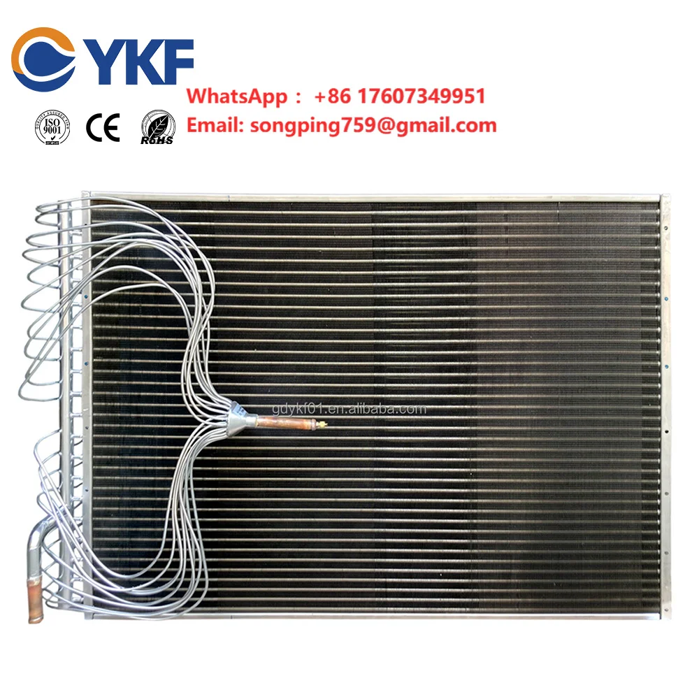 YKF Manufacturer Fin Tube Evaporator Coil Evaporator air Cooler Heat Exchanger for Generators Mining HVAC