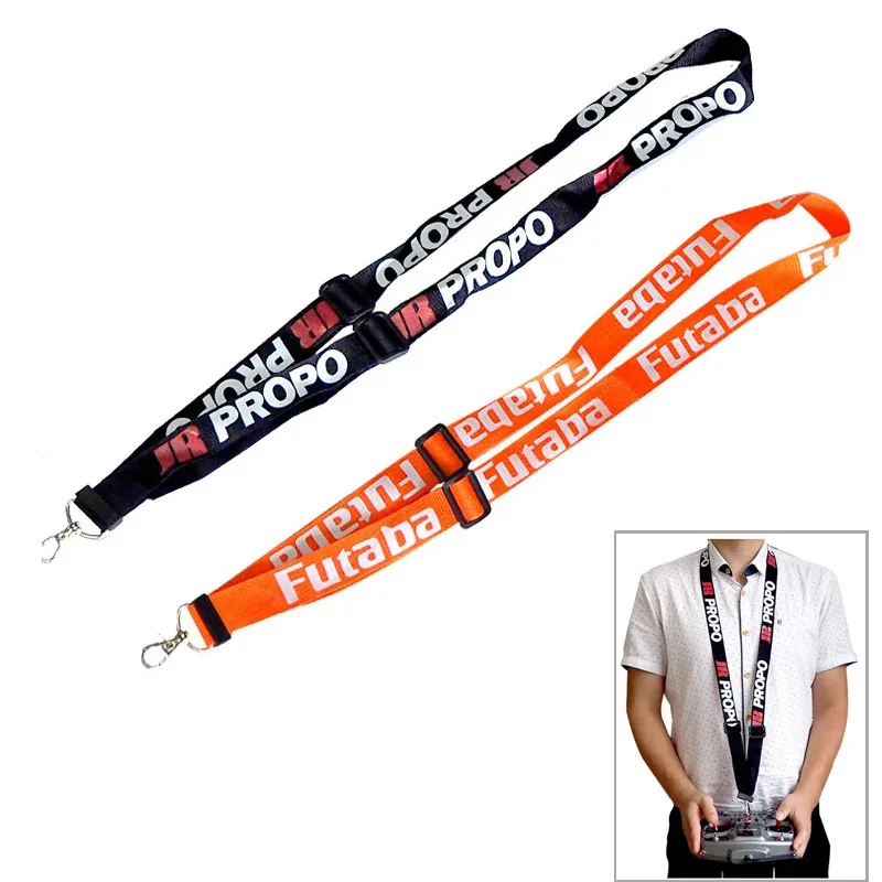 Universal Adjustable Neck Strap for RC Controllers - Compatible with Drone, Airplane, Car & Boat Remote Transmitters