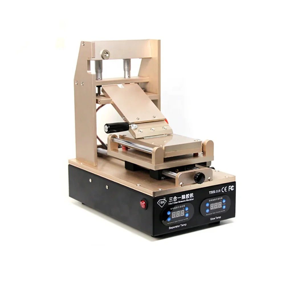 TBK-318 3 in 1 Mobile Phone Repair High Precision Glue Remove Machine Preheater Screen Separator