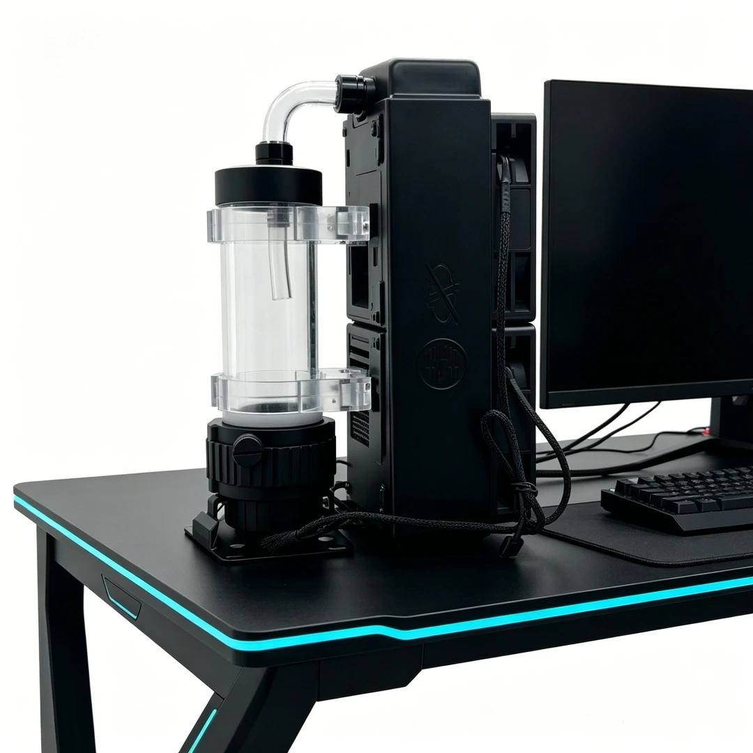 External water-cooling cooling system, thickened 240 copper heat sink and pump kit, server water cooling and computer water cool